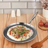 Vinod Platinum Triply Stainless Steel SAS Pro Dosa Tawa  (Induction  Friendly)